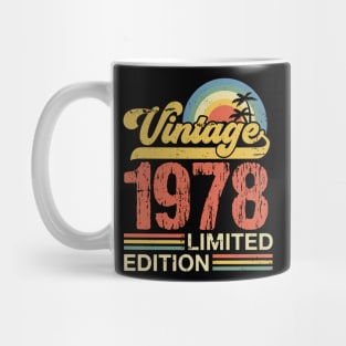 Retro vintage 1978 limited edition Mug